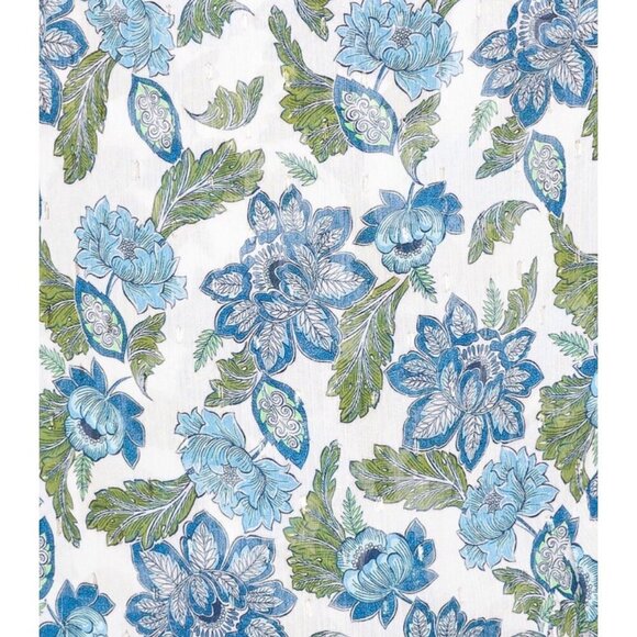 Misa Los Angeles Vola Dress Blue Floral Azulia One-Shoulder‎ Ruffled Size XS - Picture 7 of 10